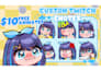 draw chibi twitch animated emotes, sticker, panels, sub badges, vtuber
